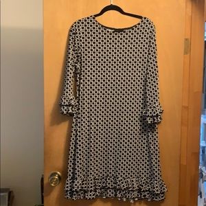 MSK Dress XL Black and White